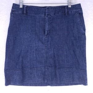 MERONA Denim Skirt Womens Size 8 Blue Jean Casual Pants